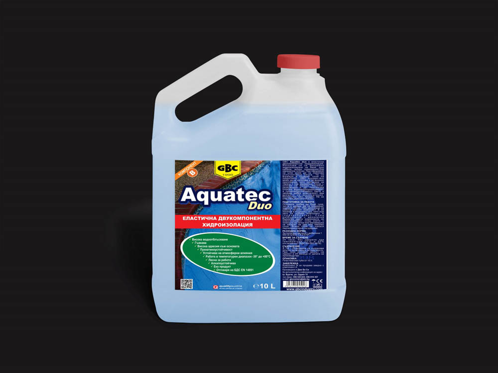 GBC Aquatec duo - Еластична двукомпоментна хидроизолация - Image 2