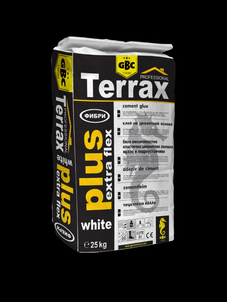 GBC Terrax Plus white Extra Flex - Бяло флексово лепило с фибри клас С2ТЕ-S1