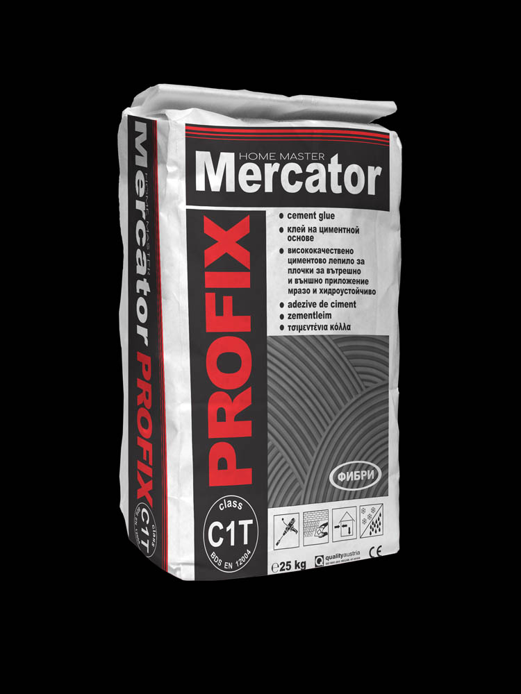GBC Profix - Циментово лепило за плочки клас С1T с фибри